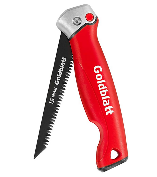 Goldblatt Folding Jab Saw, Bi-Metal Blade 8-TPI, Ideal for Cutting Drywall Wallboard Plywood