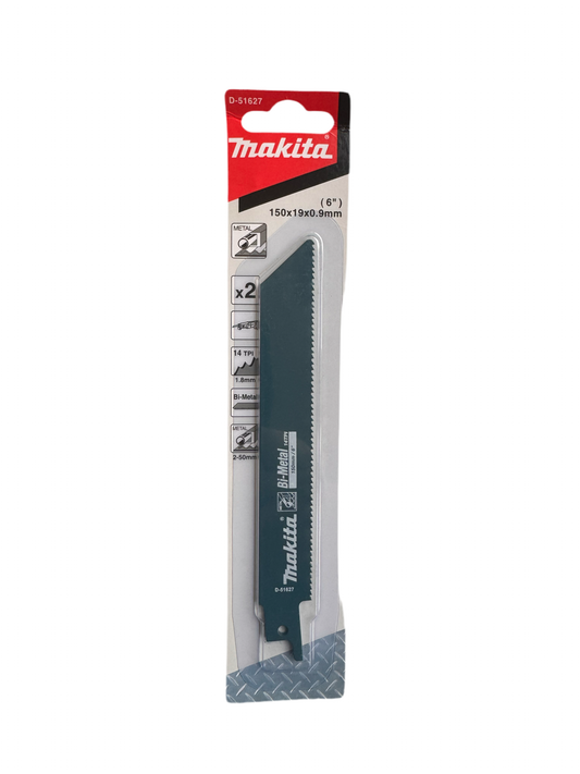 MAKITA RECIP METAL BLADES 150mm X2