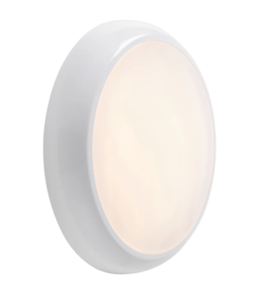 0) Best Seller - Saxby HeroPRO IP65 18W Gloss white & opal 18W LED Light (316mm) 3000k/4000k/6000k