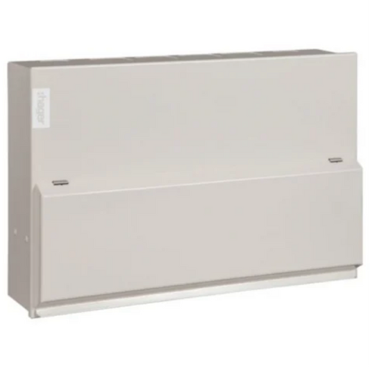 21) Hager 12 Way 100a Main Switch Consumer Unit with Type 2 Surge Protection Device(SPD)