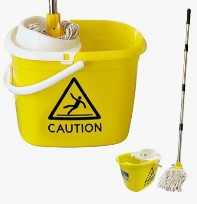 998) String Mop and Bucket Set, Comes with 12L Mop Bucket