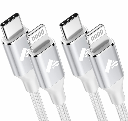 1) 2Pack - USB C to Lightning Cable 1M 2M - USB C iPhone Charger Cable Fast Lightning to Type C Charging Cable Compatible with iPhone 14 13 12 11 Pro Max 12 Mini XR XS 8,iPad