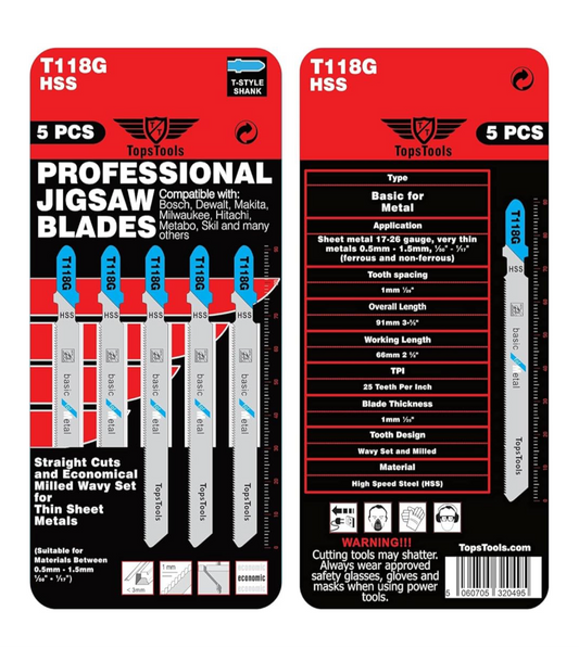 0) (Best Seller this month) Metal Jigsaw Blades x5