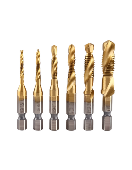 5) METAL BACK BOX Impact Re-Threading Bit M3-M10