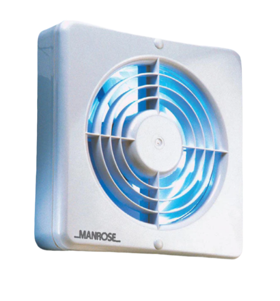 7) FAN - Manrose 150mm (6) Axial Extractor Fan with Timer - XF150BT (Kitchen)