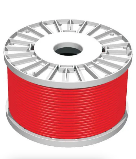 998) FP 1.5MM 2 CORE & EARTH RED LSZH FIRE RESISTANT CABLE 100M REEL