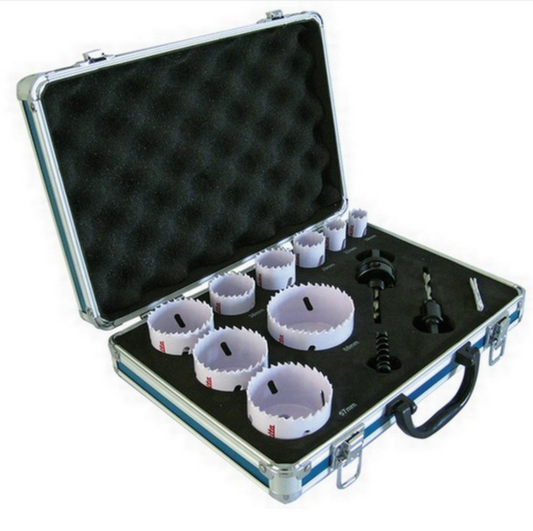 0) (Best Seller) Electricians MAKITA D-47282 12PC Holesaw Kit