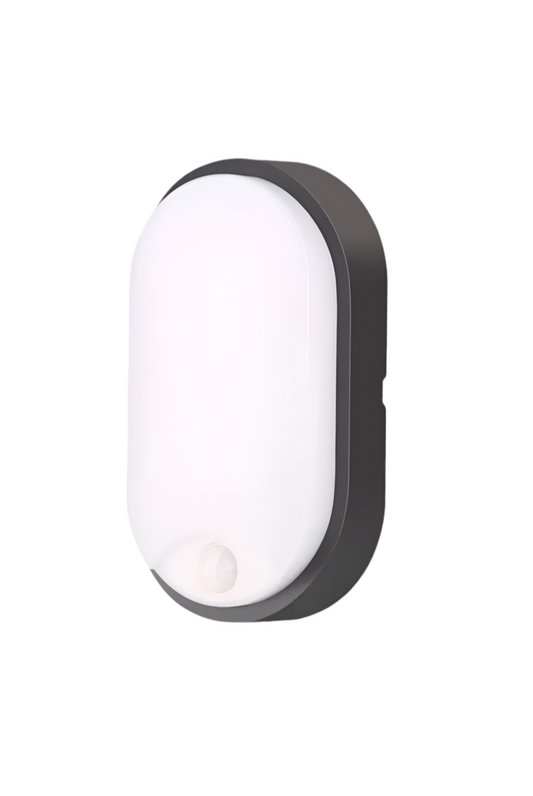 92) 10w IP65 IP65 PIR MOTION SENSOR WALL LIGHT Black - PIR SENSOR