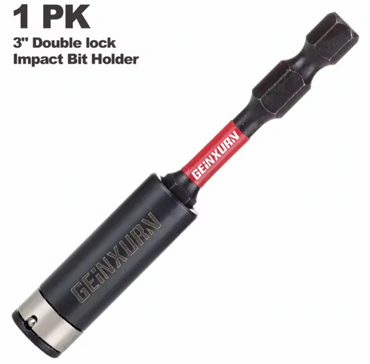 00) GEINXURN 3” Double Lock Impact Bit Holder