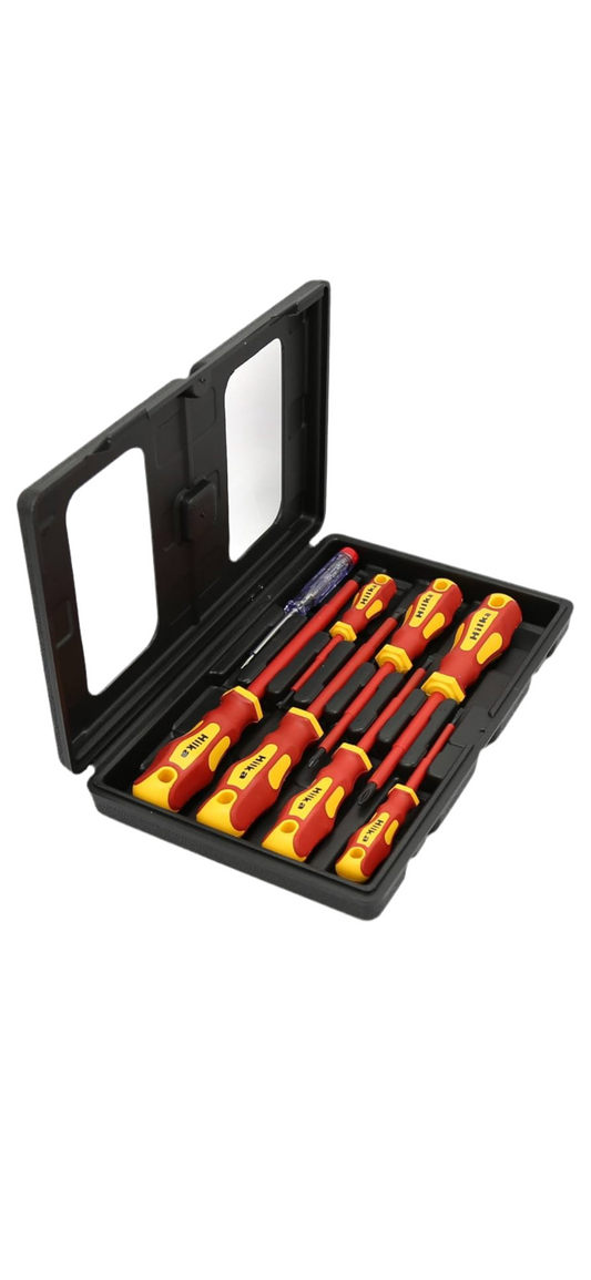 01) Hilka 34489008 Electricians Screwdriver Set (8-Piece)