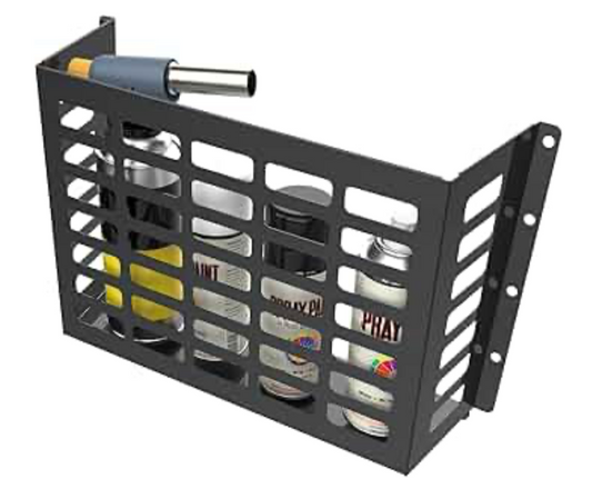 Steel Wall Mounted Basket - Document Holder General Storage for van