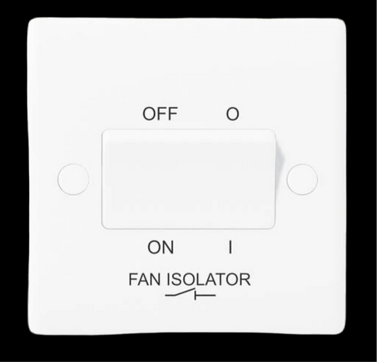 7) BG NEXUS FAN ISOLATOR WHITE (BG815)