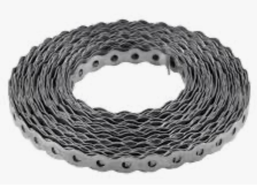 007) All round metal Band - Perforated Holes for fixing.