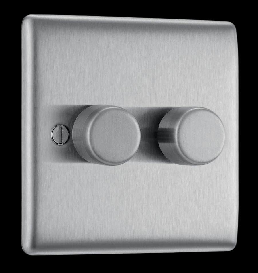 71B) BG NEXUS Dimmer Switch (Brushed Chrome) 2G