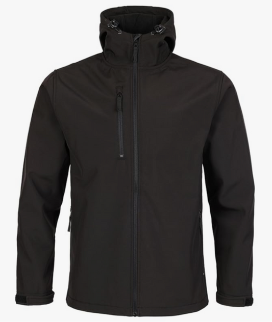 HOLKHAM JACKET - Black Jacket - Softshell Fabric - Waterproof Jacket - Comfortable & Durable