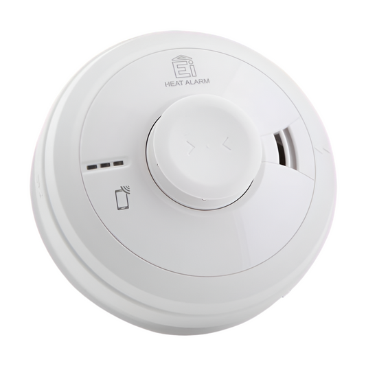 7A) AICO Ei3014 Heat Alarm - Interlinked via Wireless or when Hardwired (Wireless Module Required)