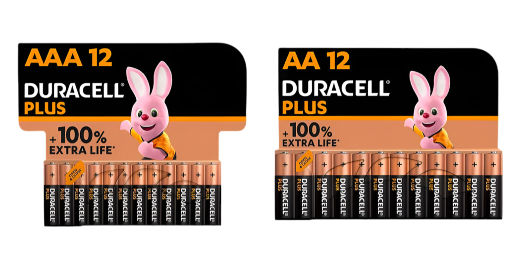 VAN Battery Storage Organizer Includes 10xAA & 10xAAA Batteries (DURACELL)