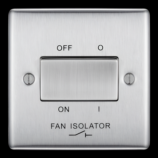 71A) BG NEXUS Fan Isolator (Brushed Chrome)