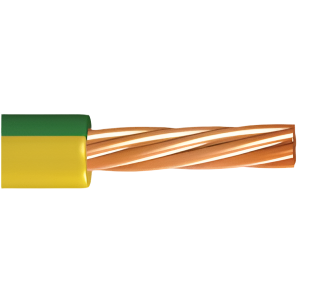 4080) LSF 16mm SINGLE CORE LSZH CABLE GREEN/YELLOW (50M)