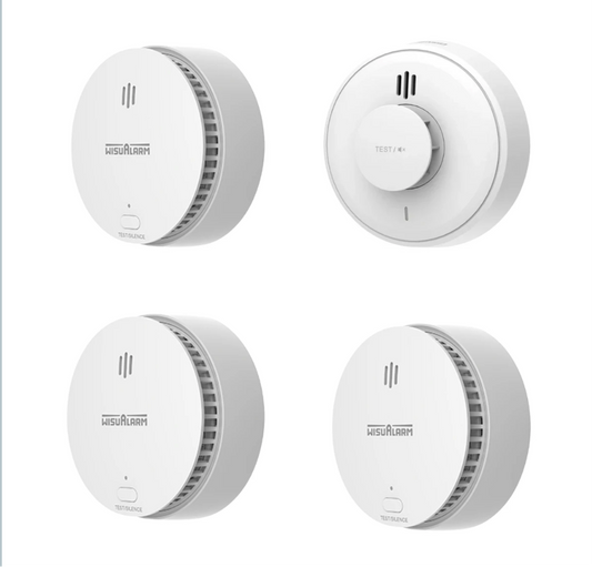 Home Alarm Battery Powered Pack B | 3 smoke detectors, 1 heat detector