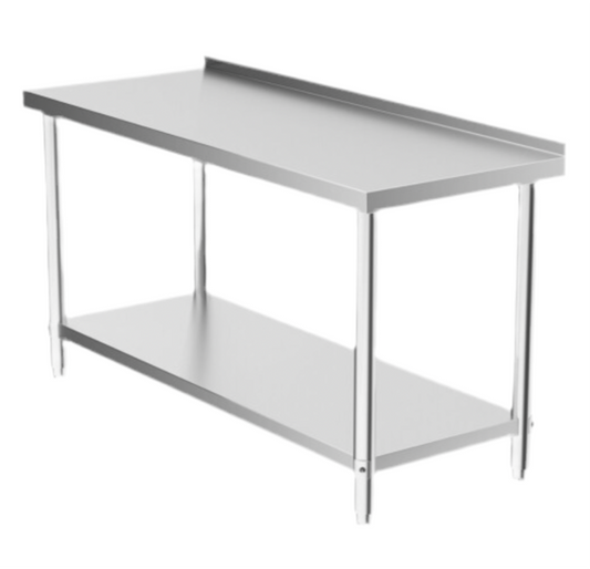 998) SITE SETUP - Stainless Steel Working Table with Upright
(60x60x80cm)