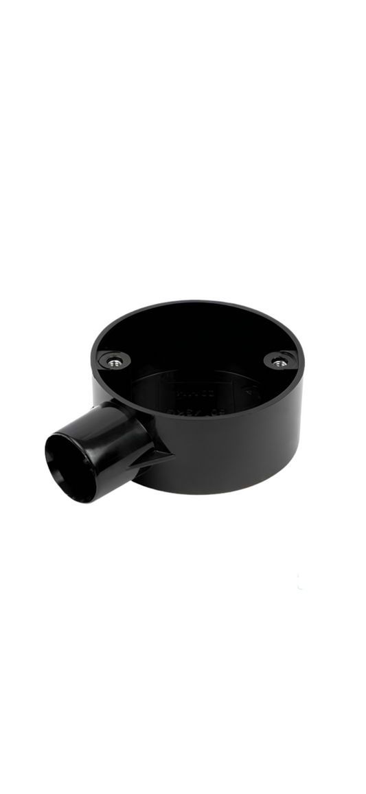 89) 20mm Black PVC Stop-end