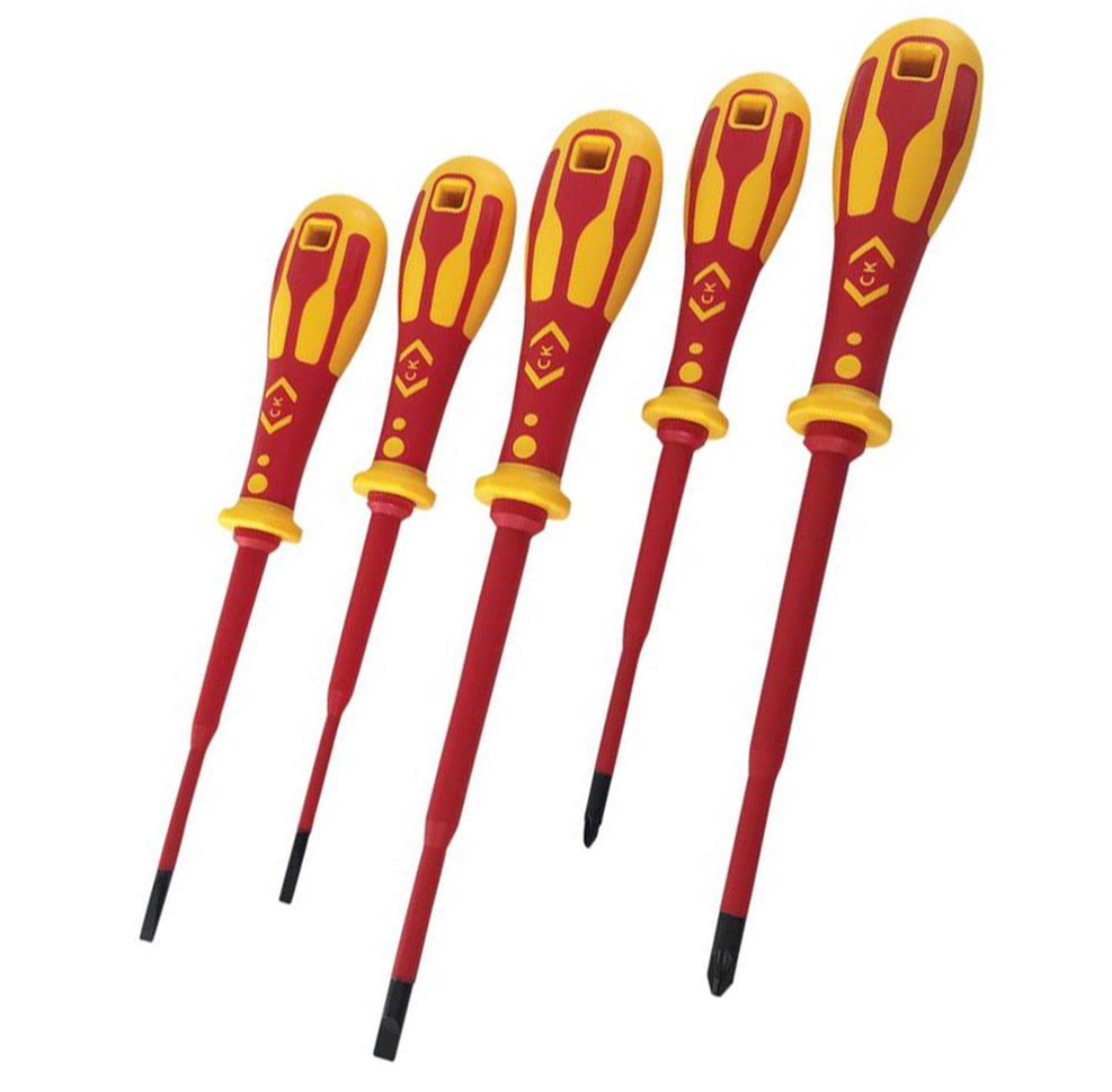 CK 5 Piece Dextro VDE Slim Screwdriver Set PZ/SL