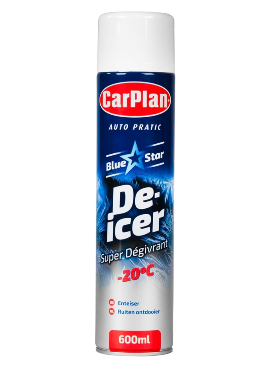 CarPlan Blue Star Aerosol De-icer, 600 ml (Pack of 1)