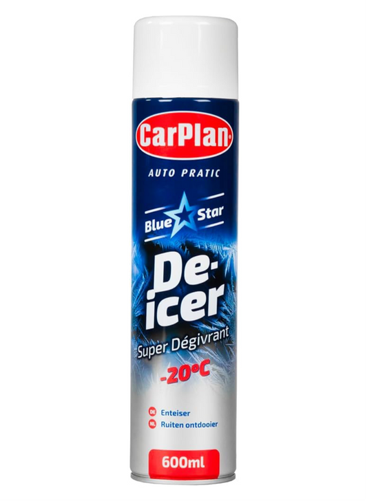 CarPlan Blue Star Aerosol De-icer, 600 ml (Pack of 1)