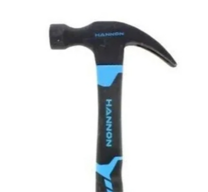 16oz HANNON CLAW HAMMER - RUBBER GRIP HEAVY DUTY