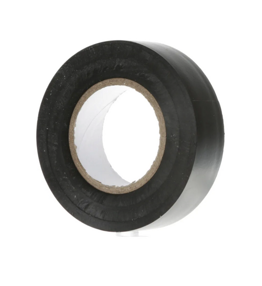 02) Black Electrical Insulation Tape 20m x 19mm
