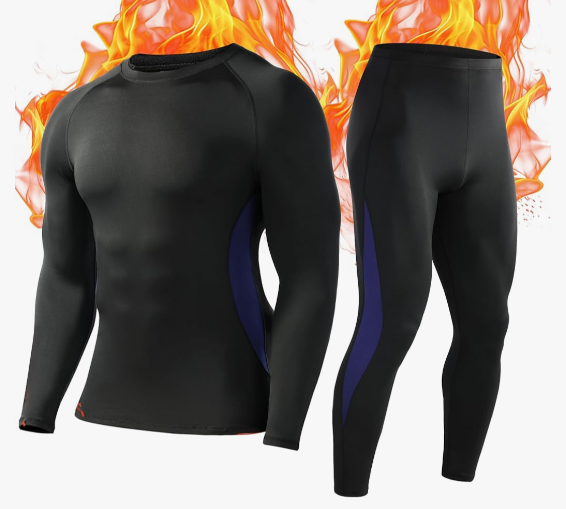 Thermal Base Layer - Fleece Lined Breathable & Lightweight (X Large 38-40)