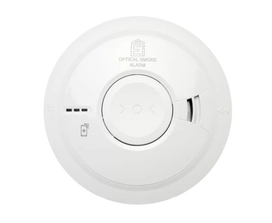 7A) AICO Ei3016 Optical Smoke Alarm - Interlinked via Wireless or when Hardwired (Wireless Module Required)