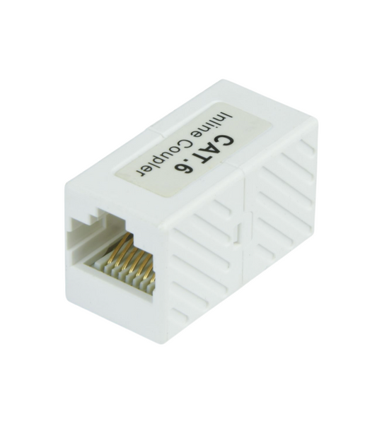 44)  Cat 6 RJ45 UTP Coupler