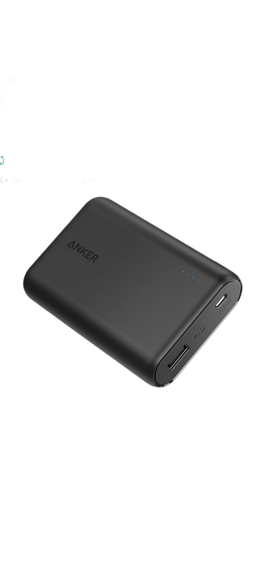 Anker PowerCore 10000, One of the Smallest and Lightest 10000mAh External Batteries, Ultra-Compact, High-speed Charging Technology Power Bank for iPhone, Samsung Galaxy and More