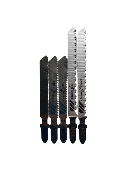 01) 3X METAL & 2X WOOD JIGSAW BLADES