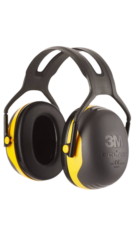 999) 3M Peltor X2AC1 X2 Earmuff; Ear Defender, Hearing Protection against noise levels in the range of 94-105 dB (SNR: 31dB) e.g. power tools, Pack of 1, Black/Yellow, Adult