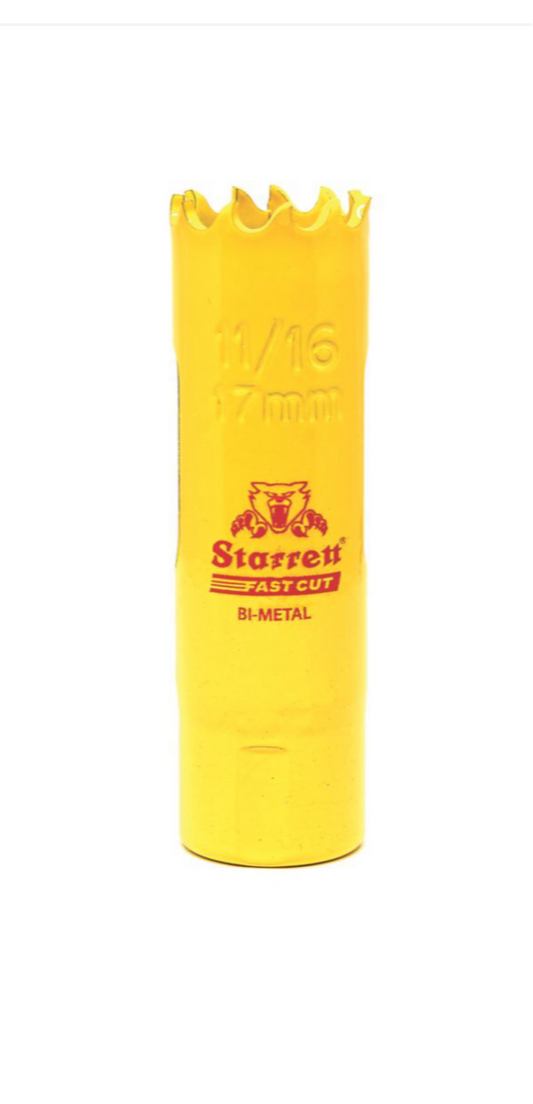 01A) 20mm Starrett FCH Fastcut Bi Metal Holesaw