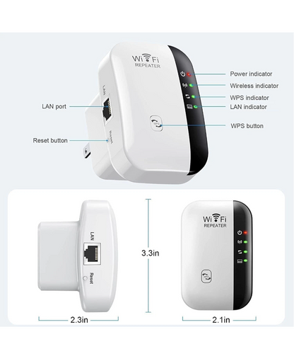 01) Best seller - WiFi Extender, WiFi Signal Booster Up to 3000sq.ft and 32 Devices