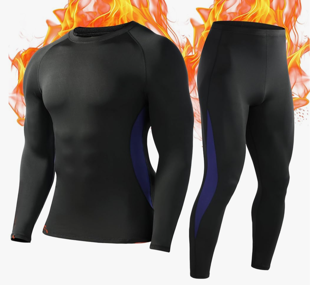 Thermal Base Layer - Fleece Lined Breathable & Lightweight (Large 36-38)