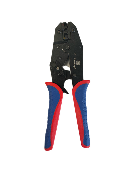 01) Crimping Tool- Ratchet Crimping Tool for Insulated Terminal Connectors 10-22 AWG (0,5-6mm²)