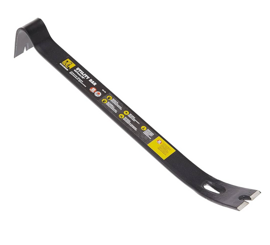 0) Best Seller - Heavy Duty Steel Utility Bar 457mm (20inch) (Ideal for popping floorboards)