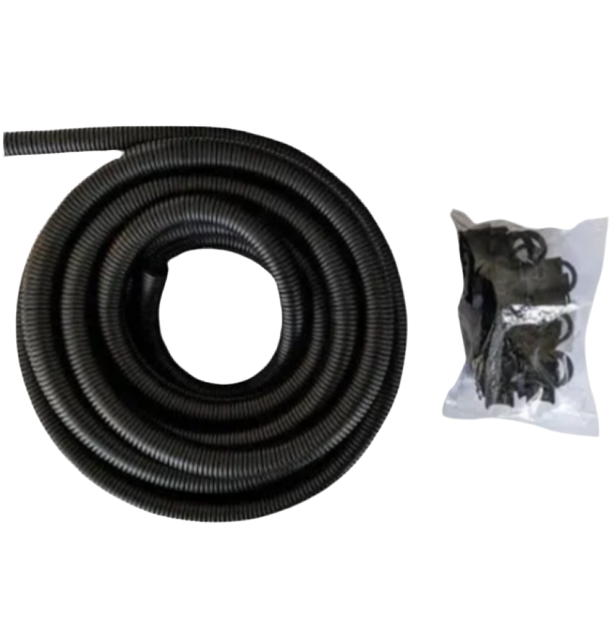 91) FLEXIBLE CONDUIT KIT 10MTR C/W X10 GLANDS BLACK (25mm)