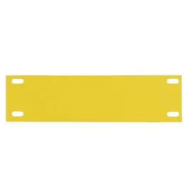 007) 10x Yellow PVC Cable tags (H)13.5 mm x (W)87mm