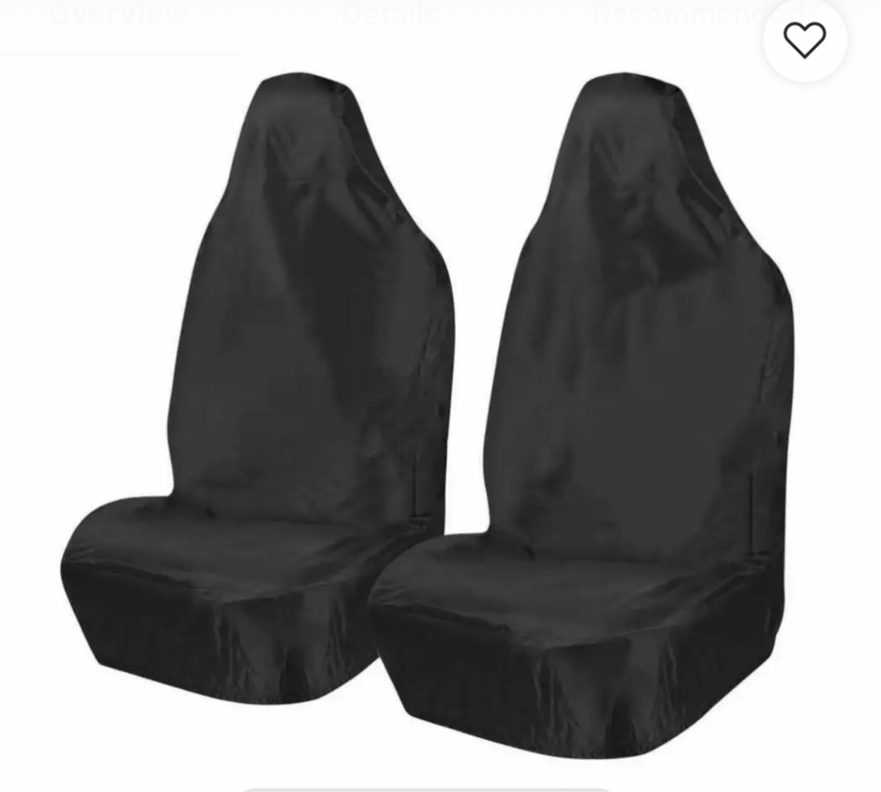 Van Seat covers x2