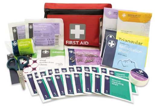 Lewis-Plast Premium 92 Piece First Aid Kit - Safety Essentials for Van
