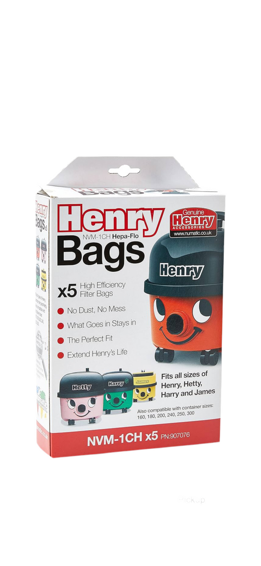 6) Henry Hoover Bags x5