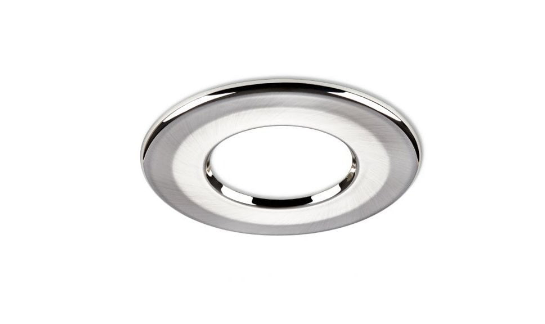 BRUSHED CHROME COLLINGWOOD H2 LITE FIRE RATED BEZEL X1