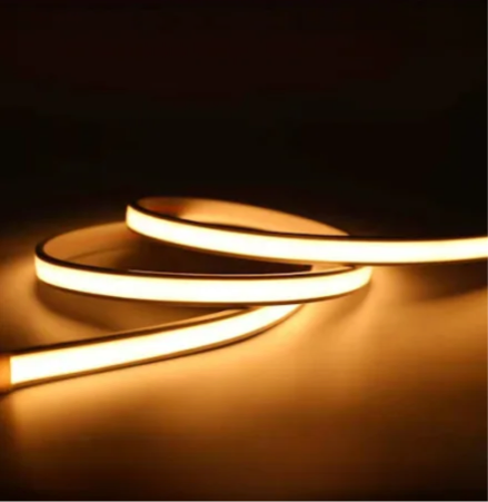 7) LED STRIP - Warm White (Single Line LED Strip) (5mtrs) (Connection cable both ends-no soldering required)