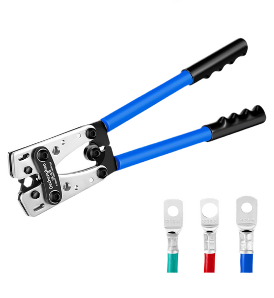 301) Cable Lug Crimping Tools Hand - Wire Cable from 6-50mm²(AWG 8-1/0)